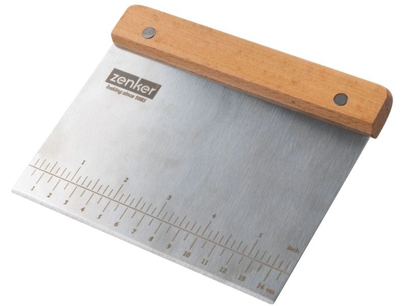 Zenker | Teigabstecher-Dein Brot! | Buche/Edelstahl 150x120mm