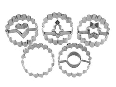 Städter | Linzer-Ausstecher Set Spitzbub | ø 4x1.5 cm gewellt