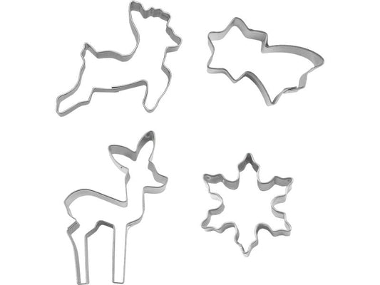 Städter | Ausstecher Set Little Christmas | 4-teilig 4-6 cm