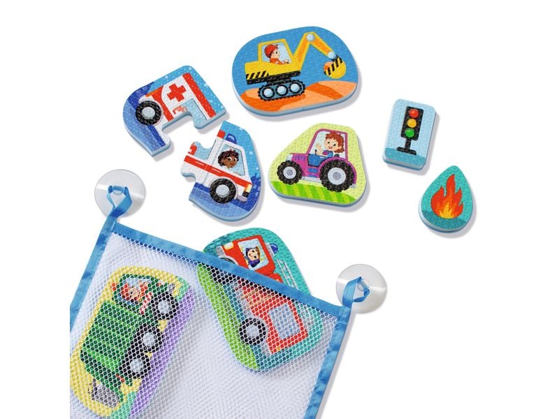 play+ | Bade-Puzzle: Fahrzeuge | 12-36 Monate