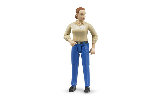 Bruder Spielwaren | Bruder Frau mit hellem Hauttyp blauer Hose | Alter: 4+