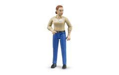Bruder Spielwaren | Bruder Frau mit hellem Hauttyp blauer Hose | Alter: 4+