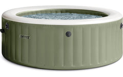 4-PERSON OLIVE GREEN ROUND BUBBLE SPA SET