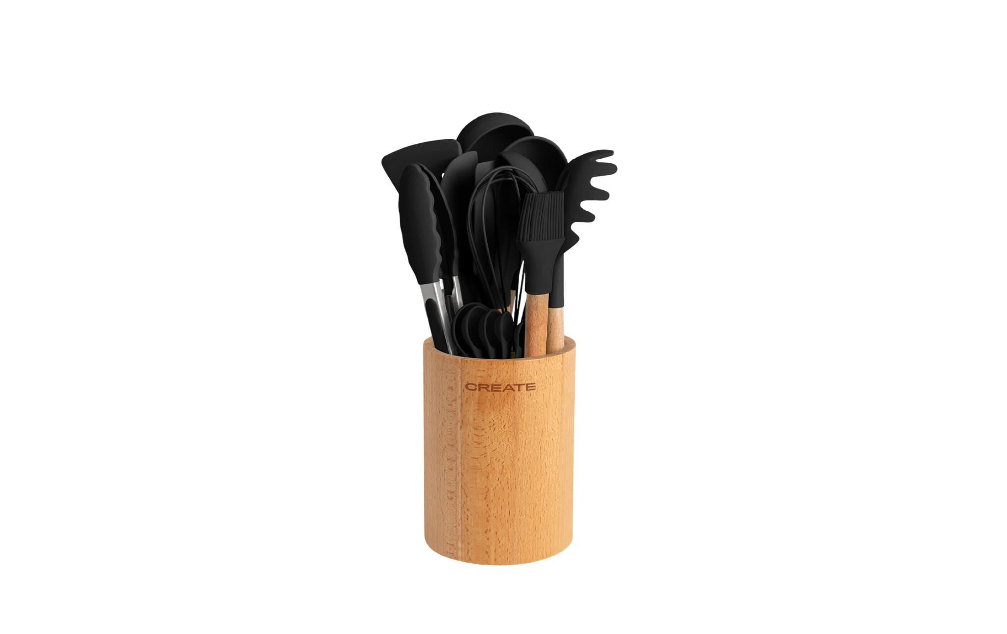 Create, Küchenutensilien Set Schwarz