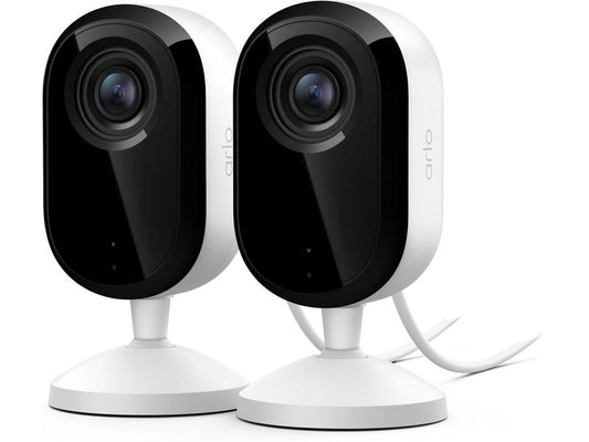 Arlo | VMC3270: IP Kamera 2er Pack | Arlo Essential3 Indoor2K-Kamera weiss