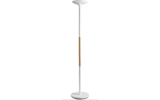 UNiLUX | Pryska LED-Stehlampe weiss/buche | LED 5539lm 3000K CRI 83