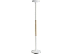 UNiLUX | Pryska LED-Stehlampe weiss/buche | LED 5539lm 3000K CRI 83