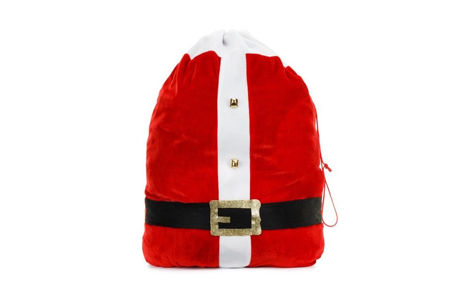 Partydeco Geschenksack Weihnachtsmann