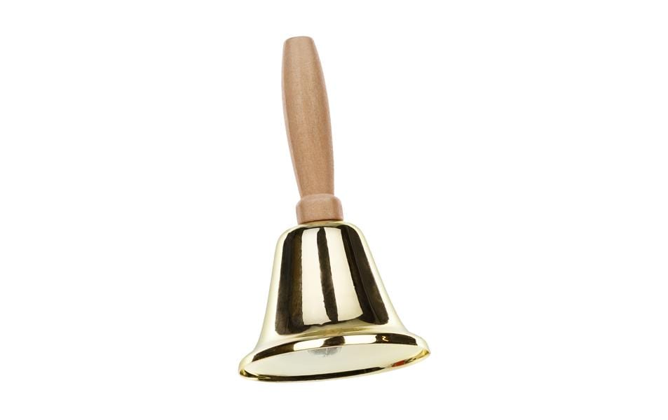 Partydeco Glocke mit Holzgriff