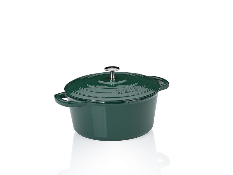 Kela | Bräter Calido rund | 24 cm, Grün