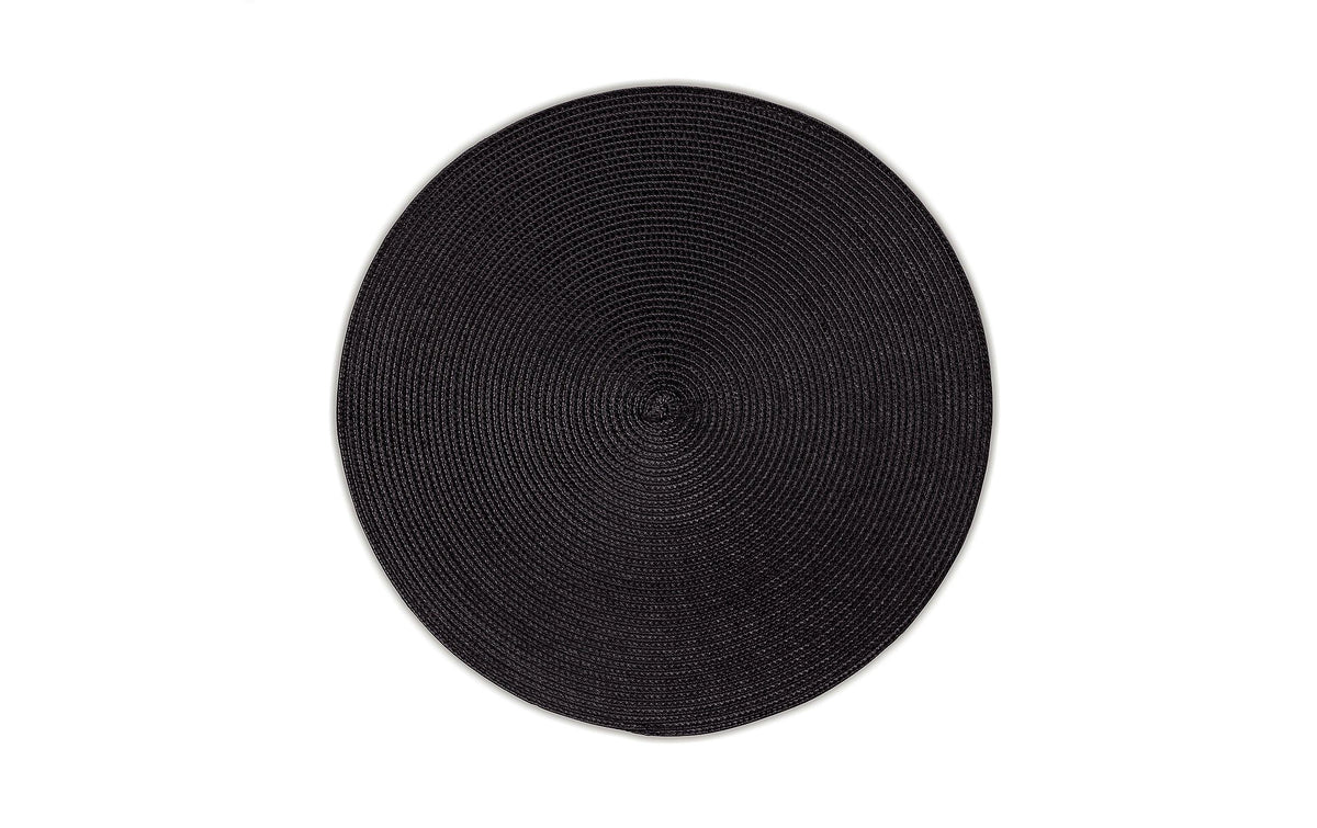 Kela, Tischset Kimya 38 cm, Schwarz