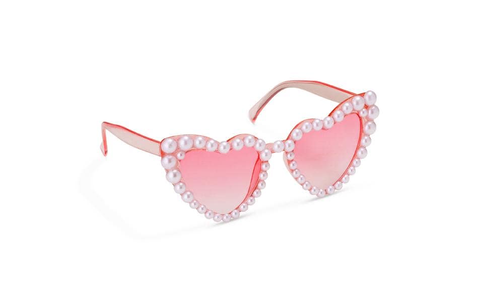 Partydeco Brille Herz