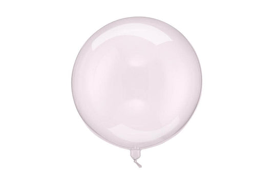 Partydeco Ballon Transparent rosa