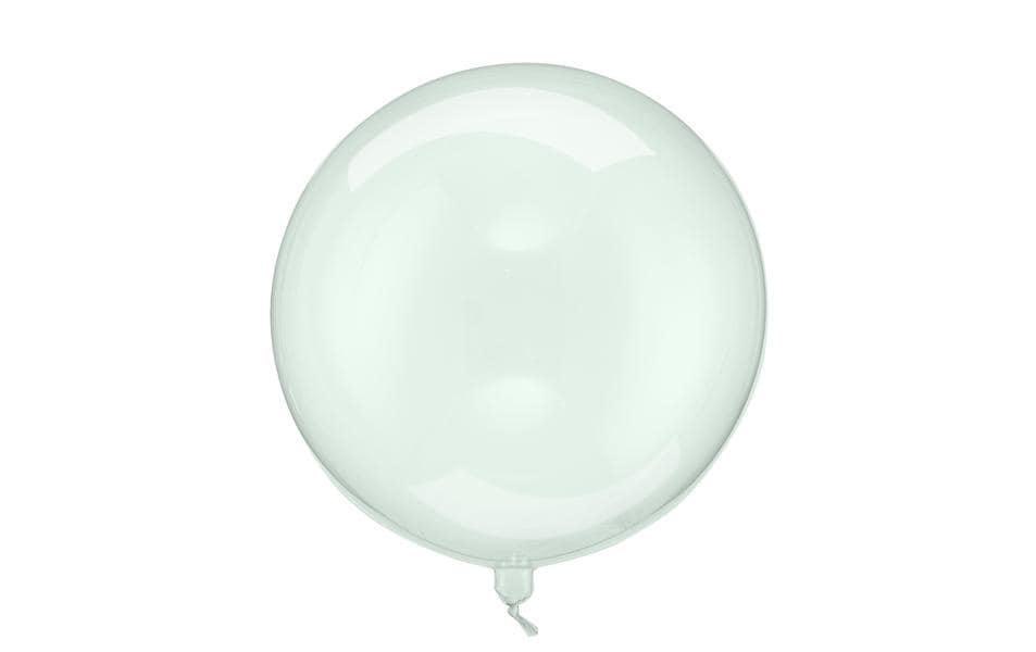 Partydeco Ballon Transparent grün