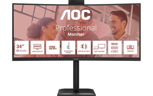 AOC 34 CU34E4CW, 3440x1440, 120Hz