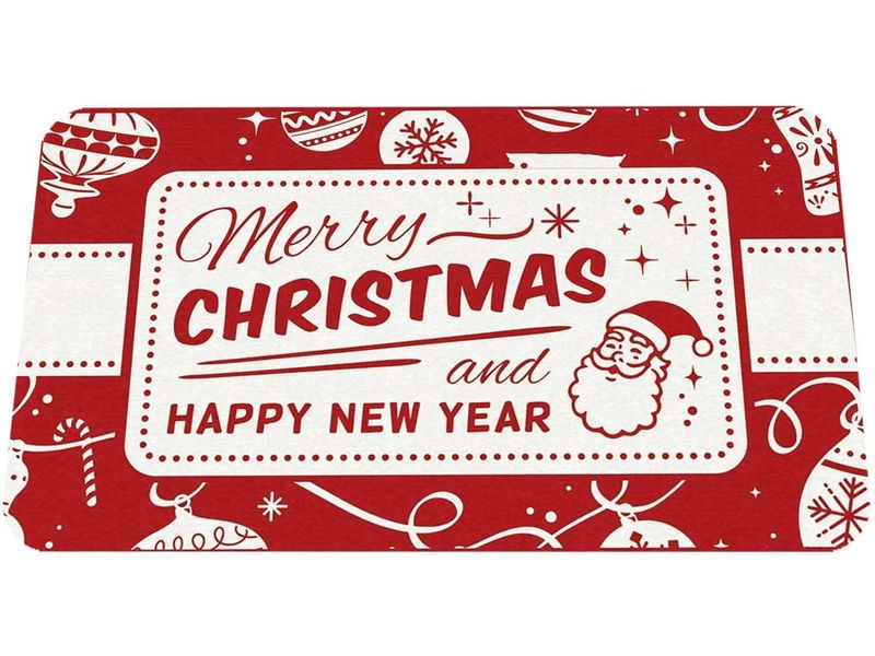 Conceptum Hypnose | Türmatte XMAS rot | 40x70 cm, 100% PVC
