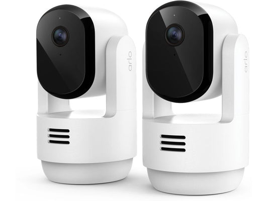 Arlo | VMC3273: IP Kamera 2er Pack | Arlo Essential3 IndoorPTZ 2K-Kamera weiss