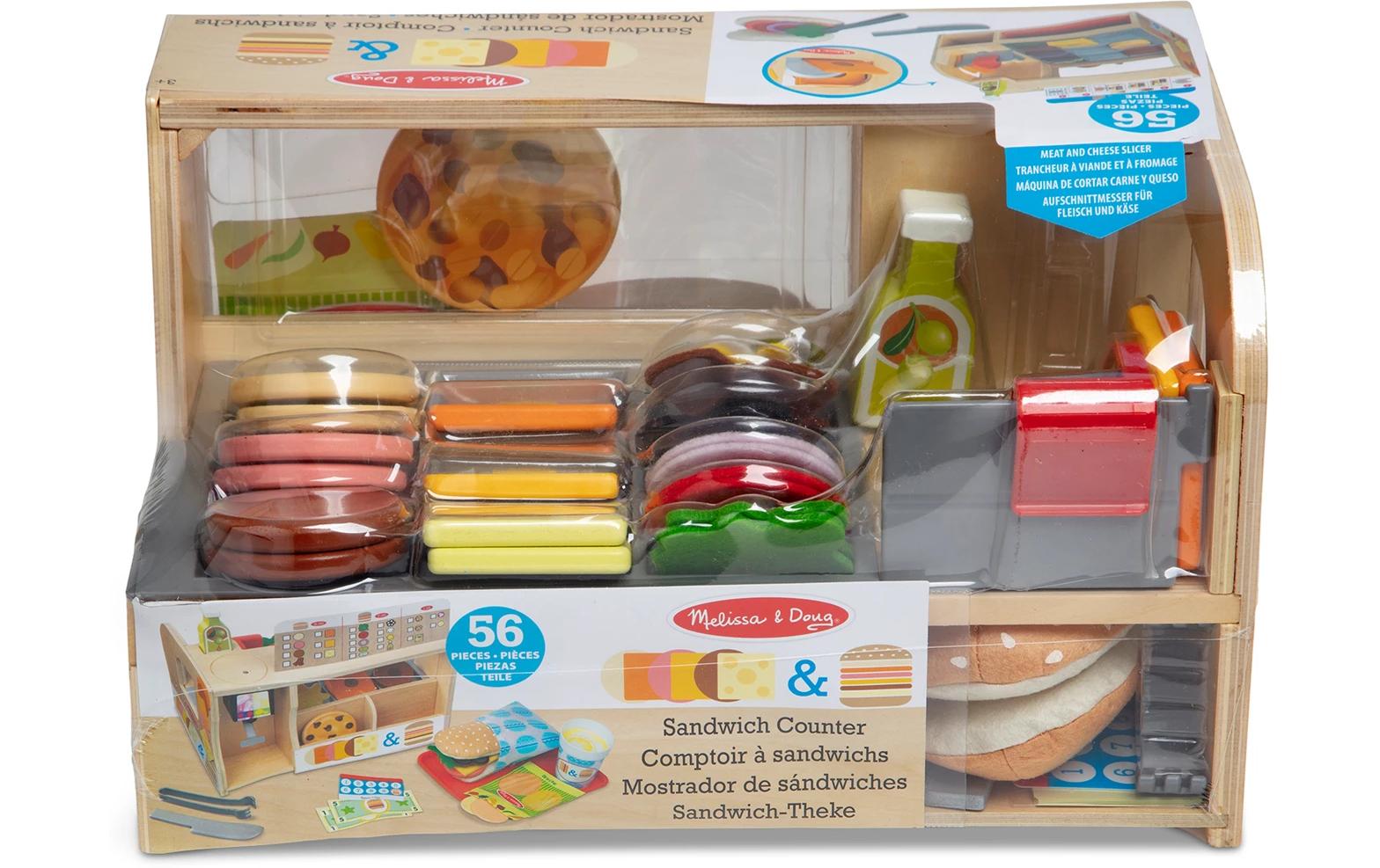 Melissa & Doug Sandwichtheke Holzspielset