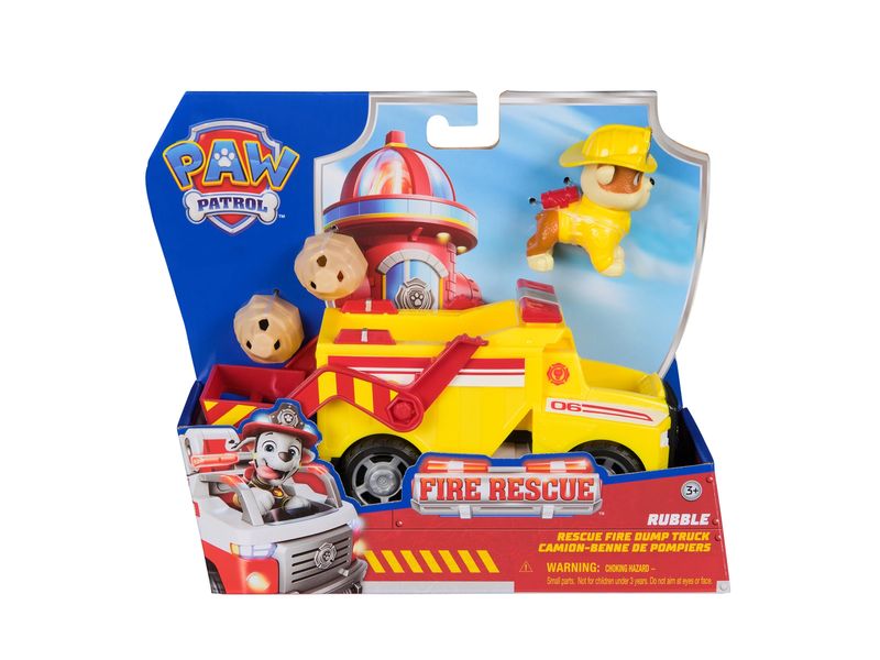 Spinmaster | Paw Patrol Fire Rescue Rubble Basic Auto