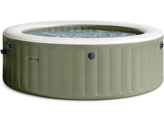 Intex | 6-PERSON OLIVE GREEN ROUND BUBBLE SPA SET