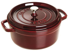 Staub | Cocotte 26cm, rund, Grenadine-Rot | Gusseisen 5.25l