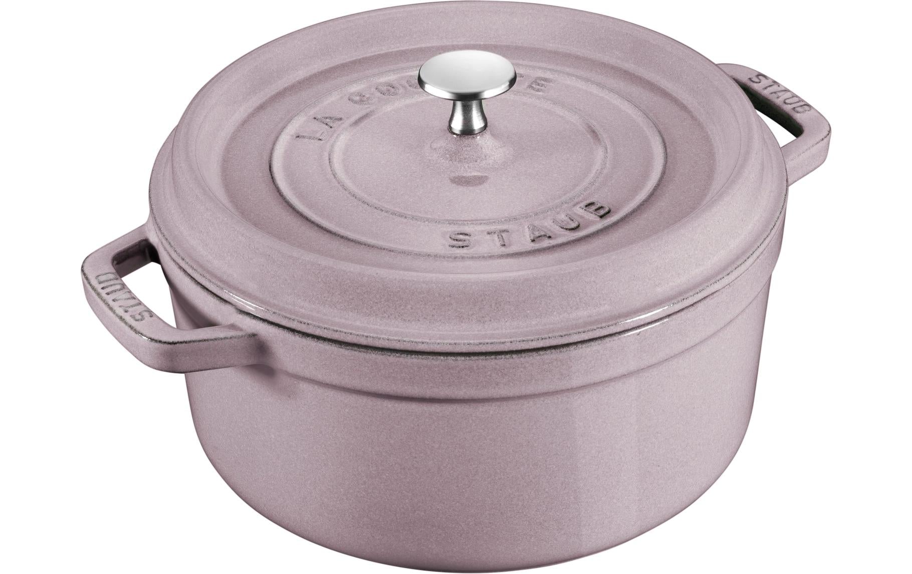 Staub, Bräter Cocotte 24 cm, Lila, 3.8 l