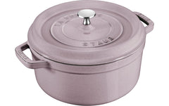 Staub, Bräter Cocotte 24 cm, Lila, 3.8 l