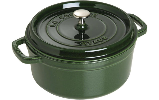 Staub, Bräter Cocotte 24 cm, Grün, 3.8 l