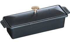 Staub Terrinenform gross schwarz, 30x11cm