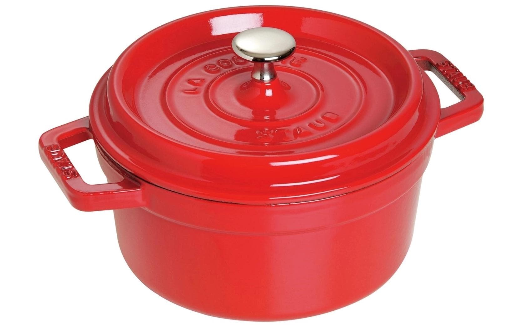 Staub, Bräter Cocotte 28 cm, Kirschrot, 6.7
