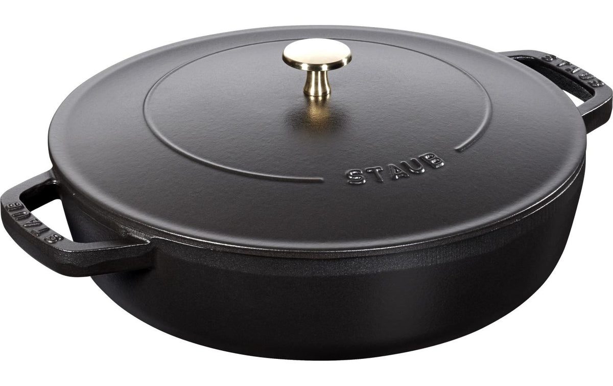 Staub Schmorpfanne Chistera 28cm, Schwarz