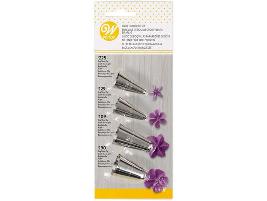 BackshopSchweiz | Wilton Tüllen Blumen Set | Nr. 109, Nr. 129, Nr. 190, Nr. 225