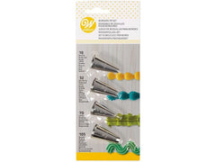 BackshopSchweiz | Wilton Border Tüllen Set | Nr. 10, Nr. 32, Nr. 70, Nr. 105