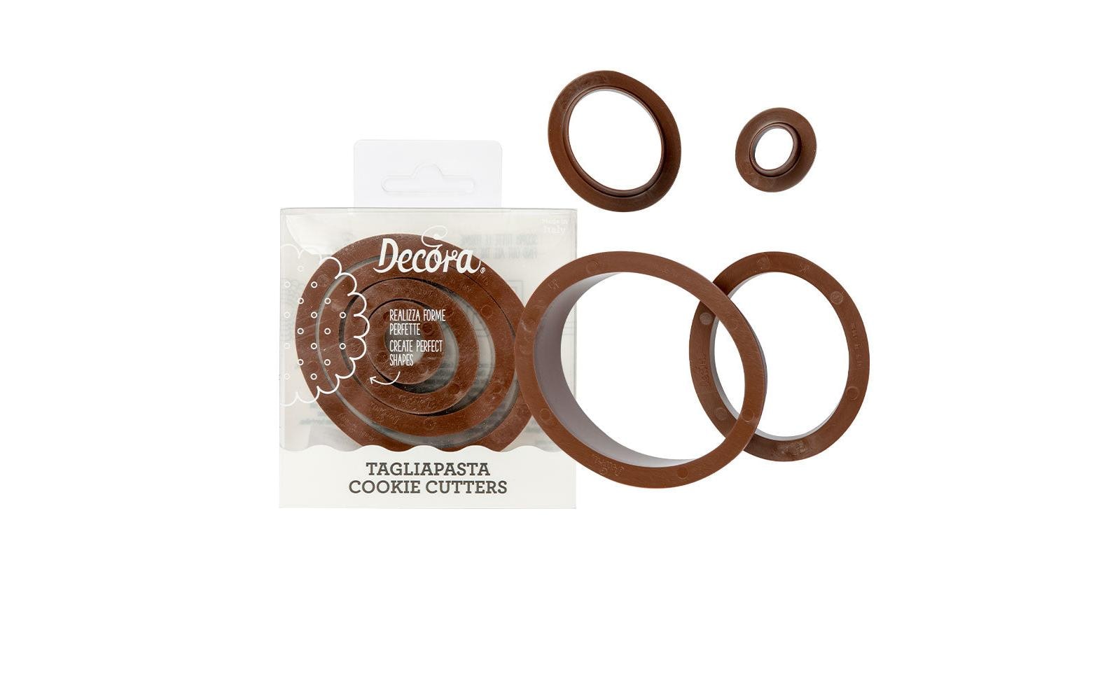 Decora Ausstechformen-Set Kreise Oval