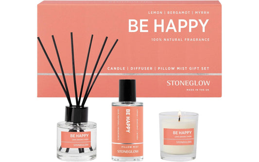 Stoneglow Geschenkset Be Happy