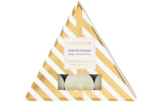 Stoneglow Teelichter Festive Wishes