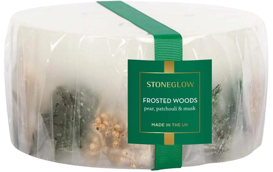 Stoneglow Kerze Frosted Woods