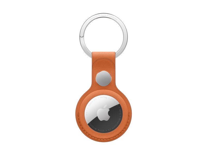 Apple | AirTag FineWoven Key Ring | Fox Orange