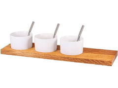 Kadastar | Apéro-Set Trio, gross | Eiche rustikal, 50 x 14 x 2 cm
