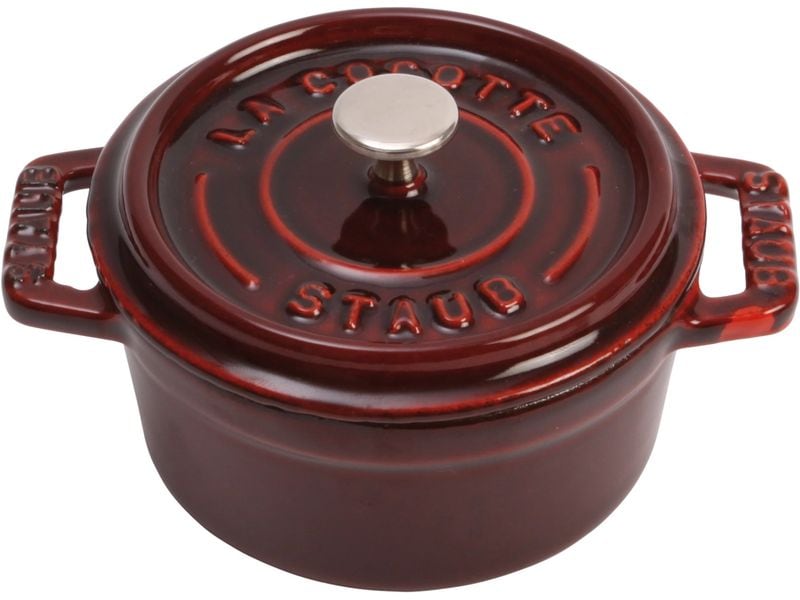 Staub | Mini Cocotte 10cm, rund | Grenadine-Rot, Gusseisen 0.25l