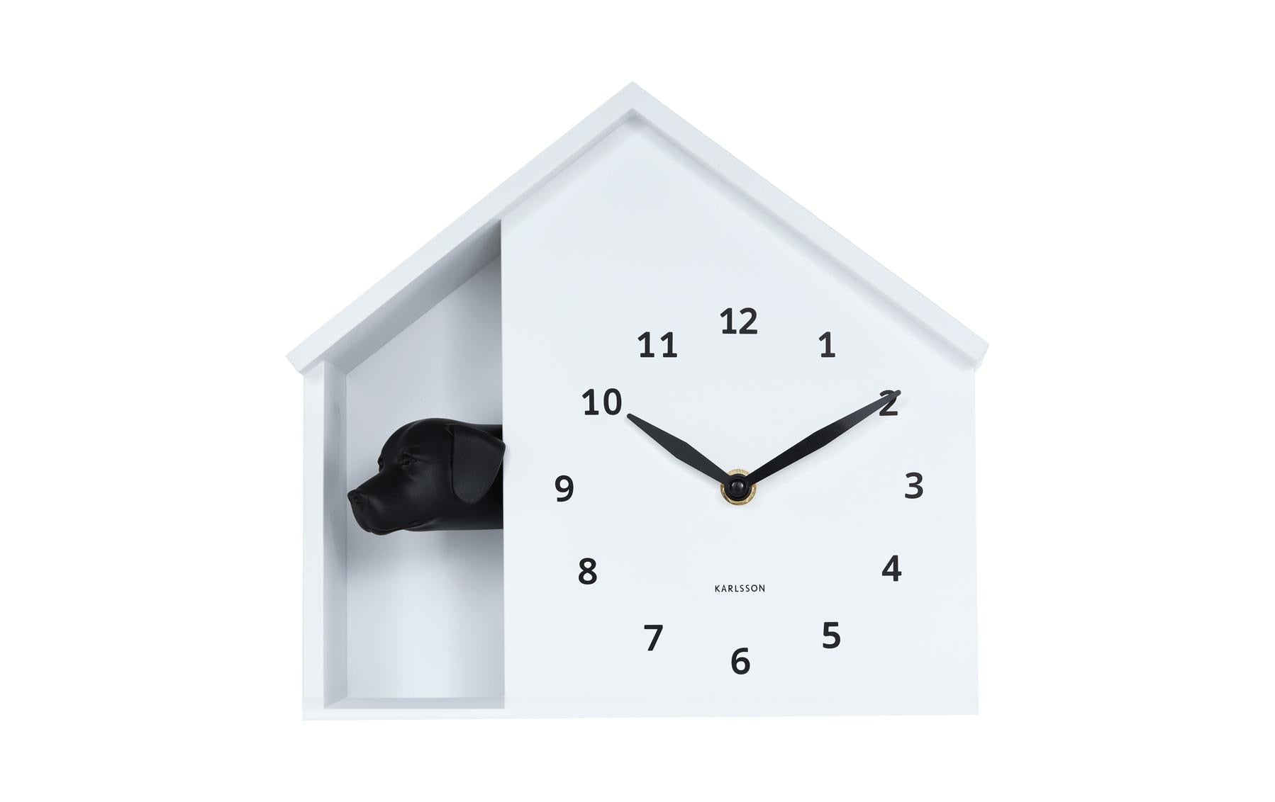 KARLSSON Wall clock Peeking Doggy