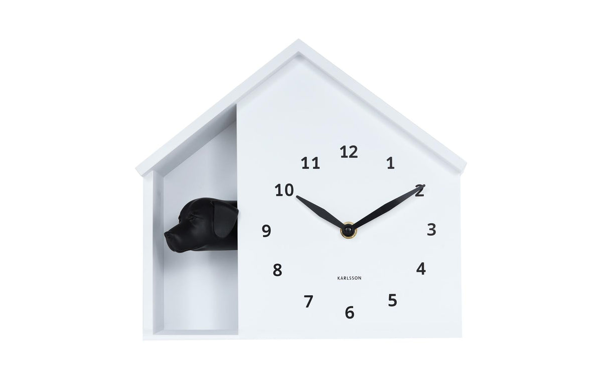 KARLSSON Wall clock Peeking Doggy