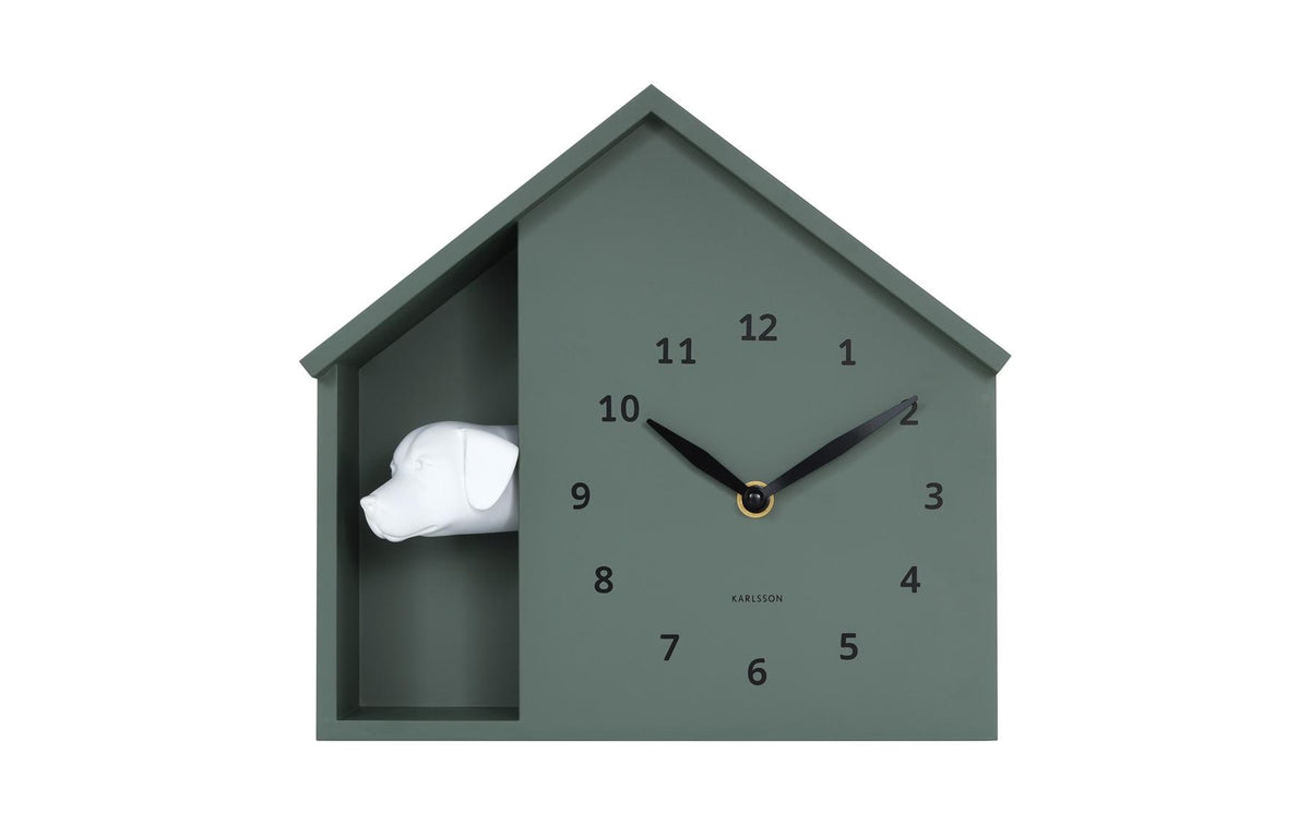 KARLSSON Wall clock Peeking Doggy