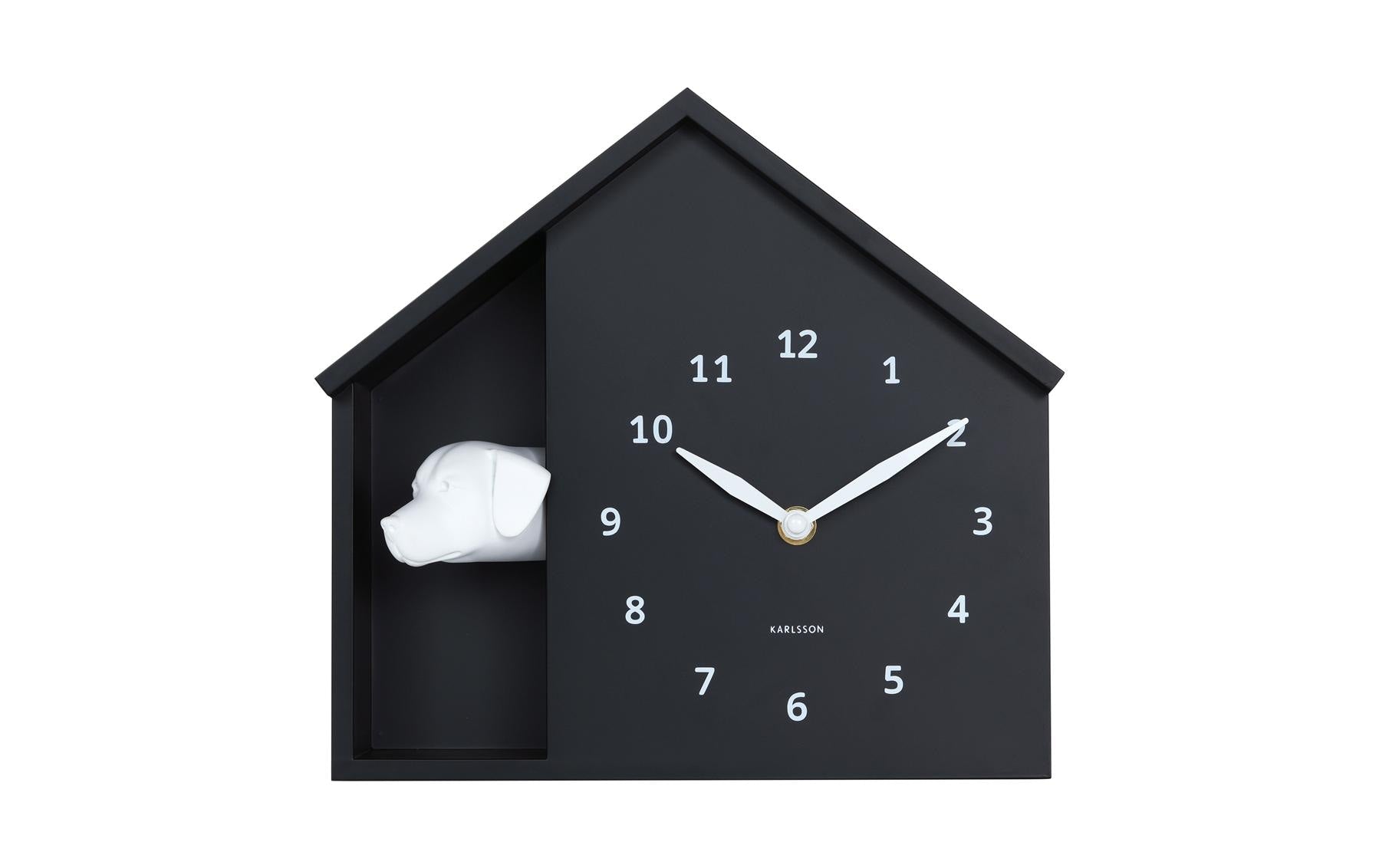 KARLSSON Wall clock Peeking Doggy