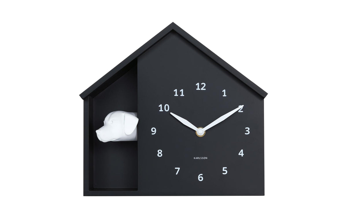 KARLSSON Wall clock Peeking Doggy