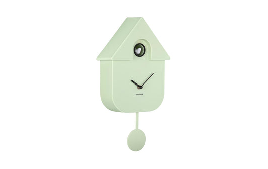 KARLSSON Wanduhr Kuckuck, Soft Green