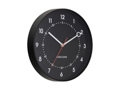KARLSSON | Wanduhr Fresco 31.5 cm | Exkl. 1 x AA Batterie, Black