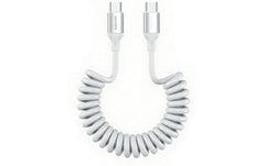 4smarts USB2.0 Spiralkabel C-C,12-50cm,100W