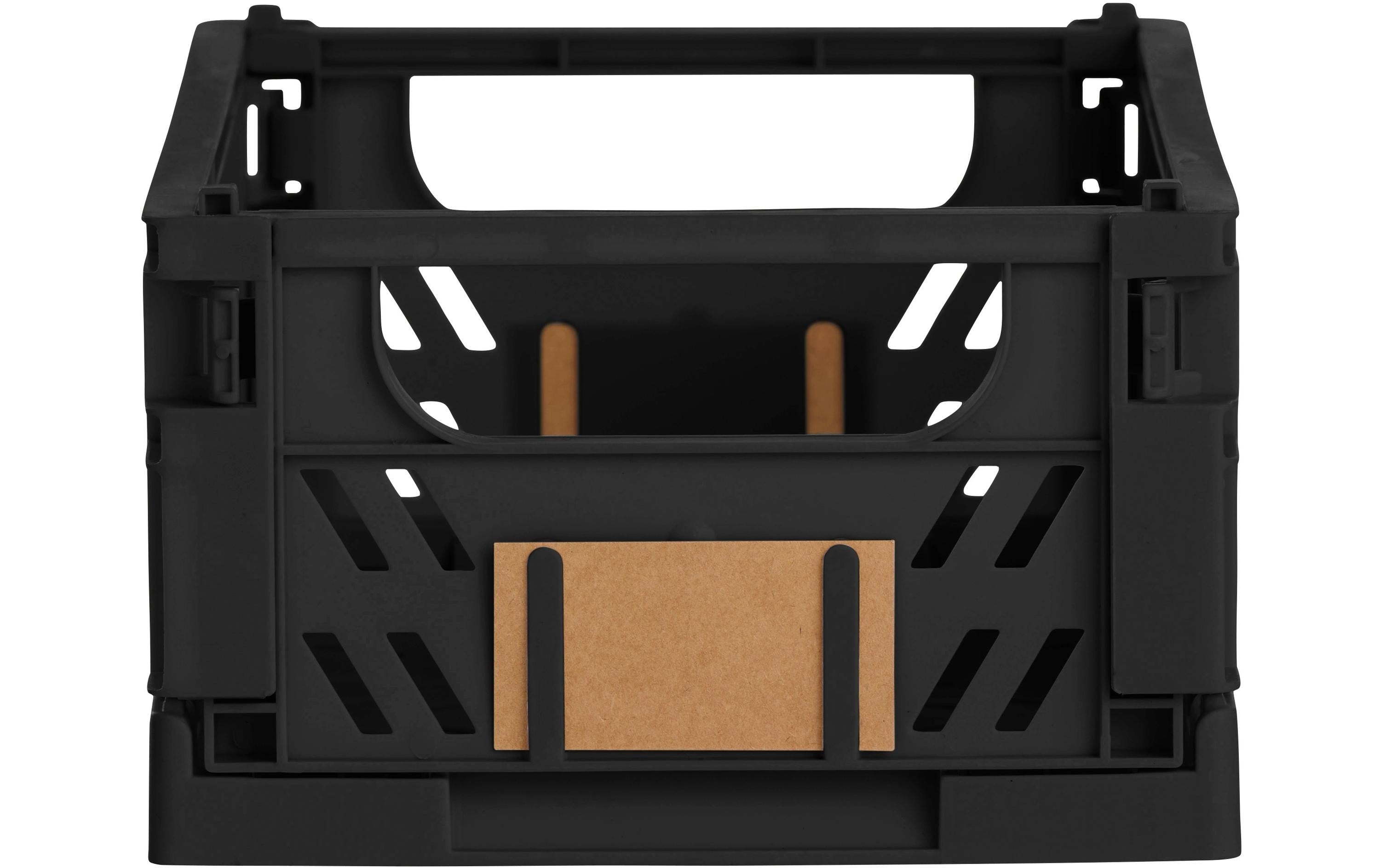 Schou, Klappbox 25 x 16.5 x 10 cm - Schwarz