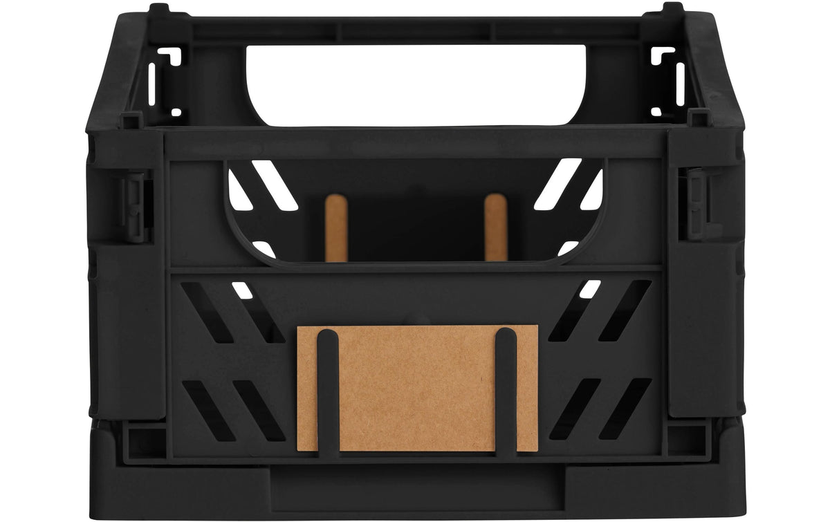 Schou, Klappbox 25 x 16.5 x 10 cm - Schwarz